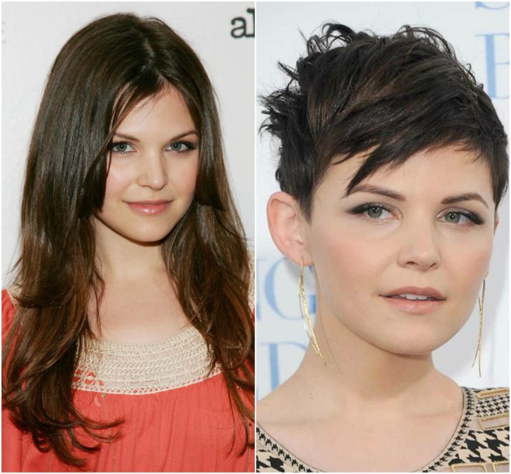 Ginnifer Goodwin cabello largo vs corto