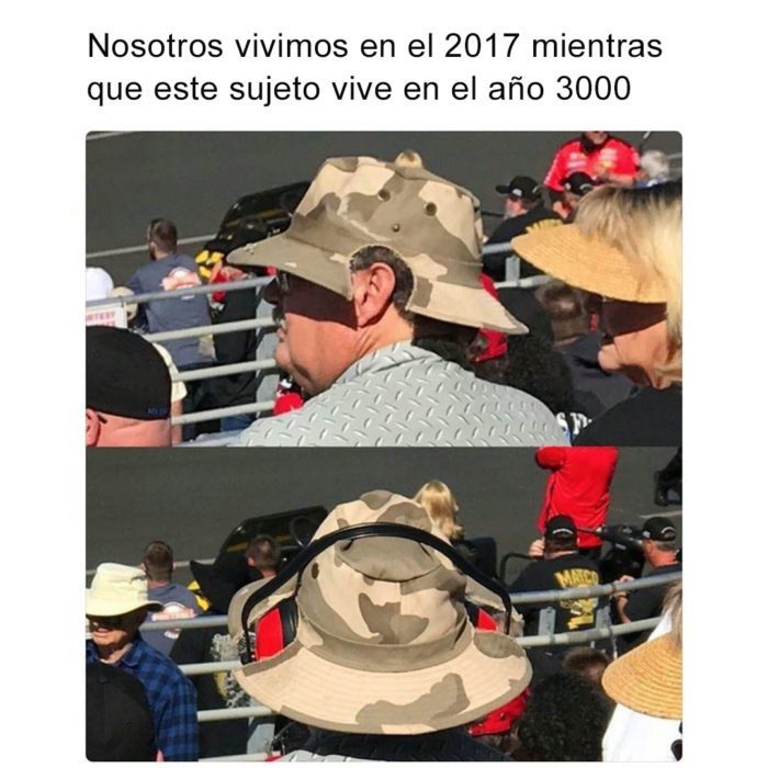 HOMBRE USANDO GORRAS