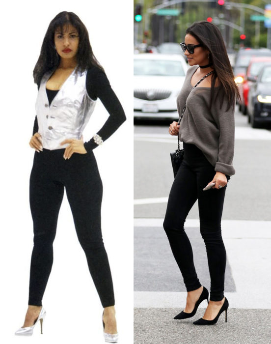 Comparación ropa de selena en el pasado y la ropa actual 