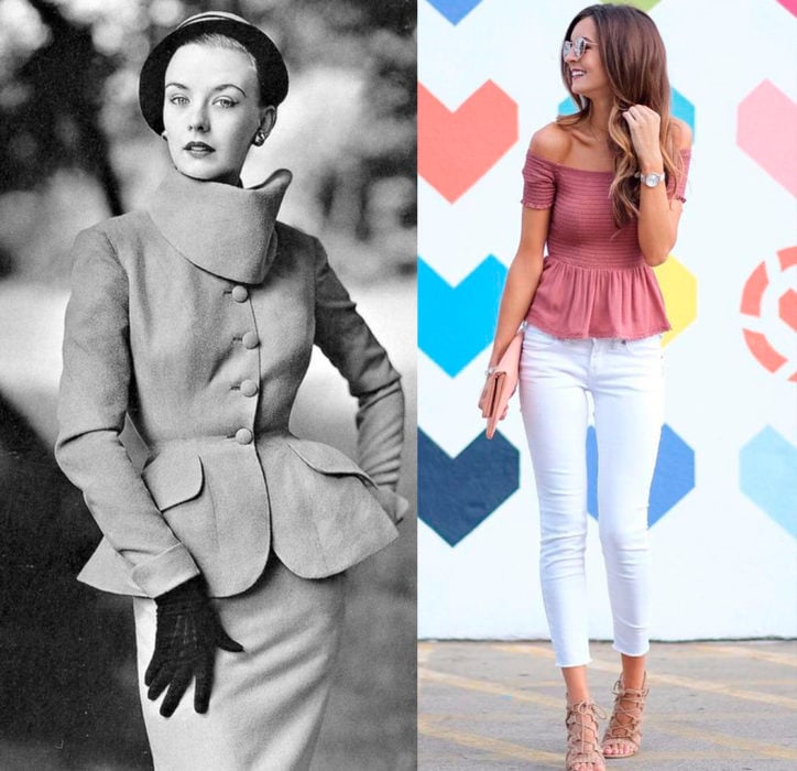 Moda de los años 40 vs moda actual 