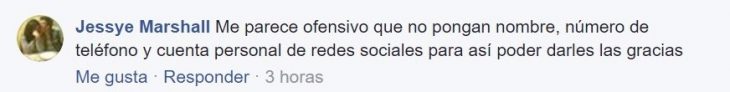 comentario facebook