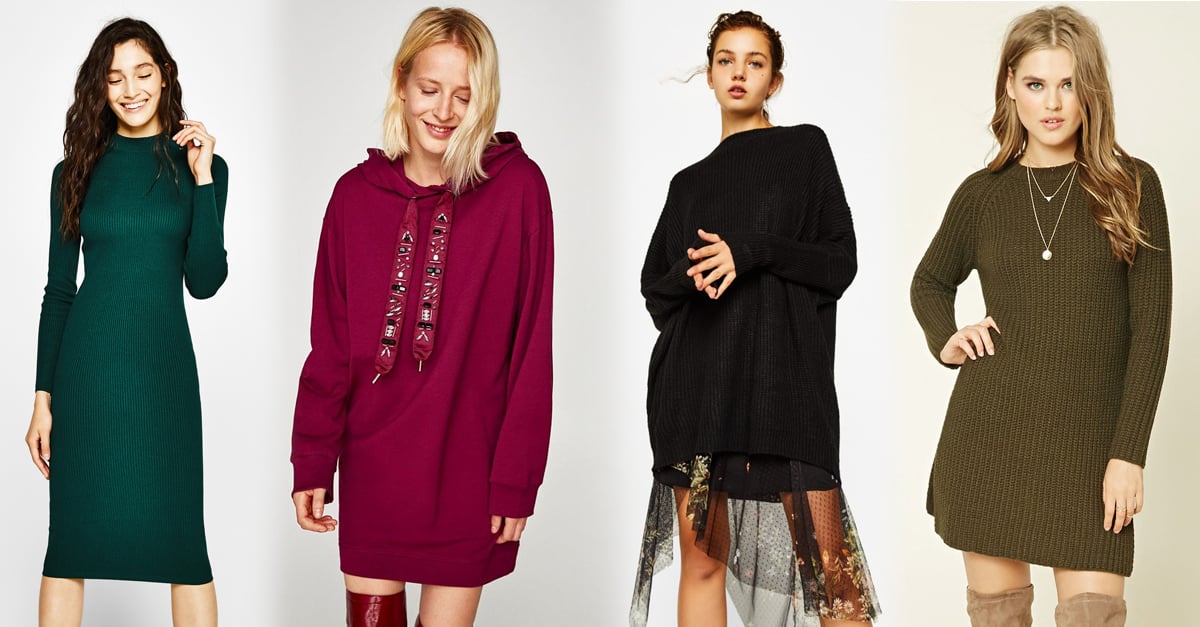 15 Vestidos suéter que querrás comprar esta temporada otoñal
