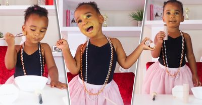 Con 2 años ya hace reseñas de maquillaje en Youtube; ¡Rihanna es su fan número uno!