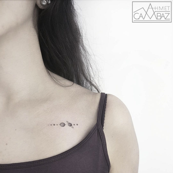 Tatuajes minimalistas que te recordarán tu a un cuento 