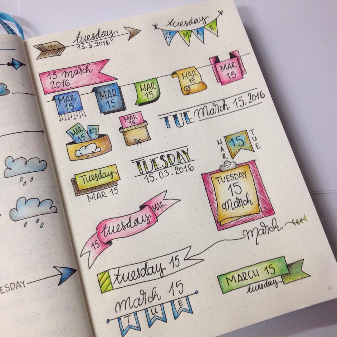 15 Ideas para darle color y organización a tus cuadernos