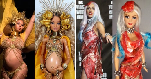 Este artista está convirtiendo a los íconos del pop en muñecas Barbie y el resultado es increíble