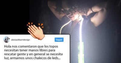 Diseñadora mexicana crea chalecos con luz led para los rescatistas; su idea se vuelve viral