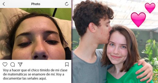 Esta chica estaba decidida a conquistar a un chico y lo logró