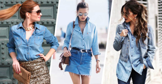 20 Ideas de look que te harán robarle a tu novio una camisa de mezclilla hoy mismo