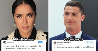 13 Figuras públicas que se unen a la causa y ayudan a México después el sismo