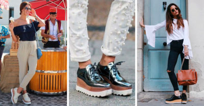 24 Looks con zapatos ‘flatforms’ para chicas que aman romper con lo tradicional