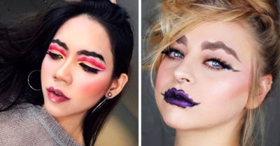 Instagram no puede superar el maquillaje de ondas; ¡Cejas, labios y hasta iluminador ondulado!