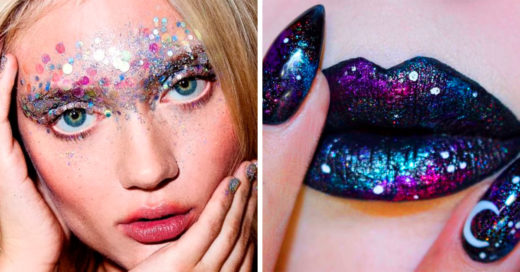 Maquillaje galáctico la tendencia que te llevará al espacio