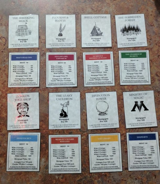 monopoly harry potter