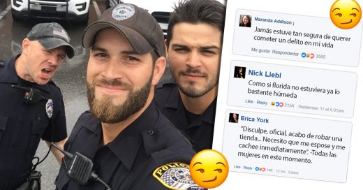 La inocente selfie de estos policías en Florida ha causado más destrozos que el huracán Irma