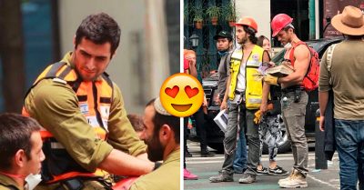 Rescatístas israelís ayudan a damnificados… ¡y levantan el ánimo de las mexicanas!