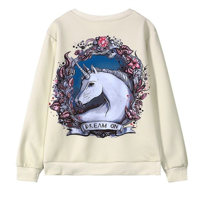 sudadera de unicornio