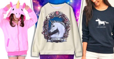 15 Tiernas sudaderas que son el regalo perfecto para las chicas amantes de unicornios