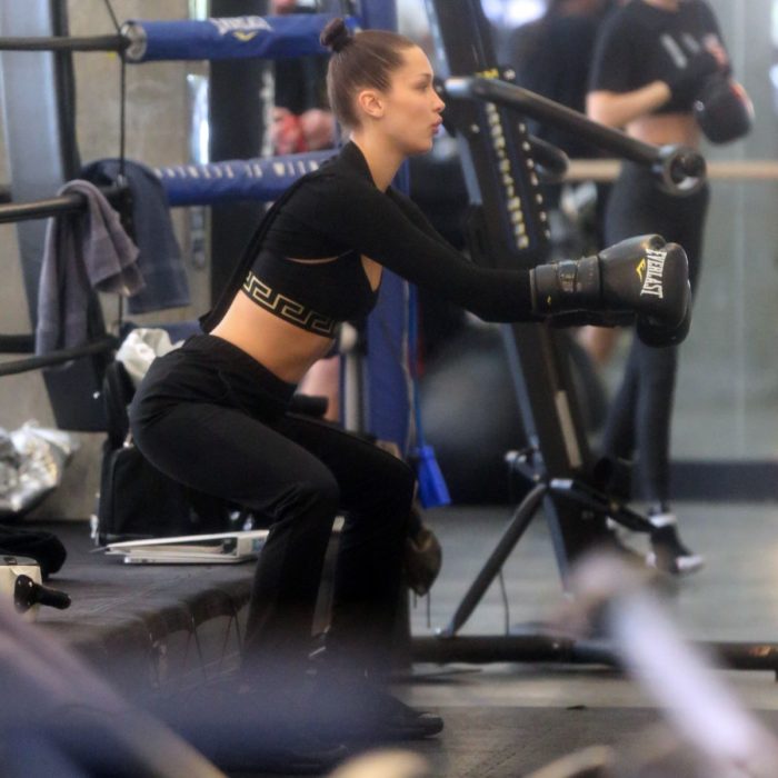 bella hadid gym