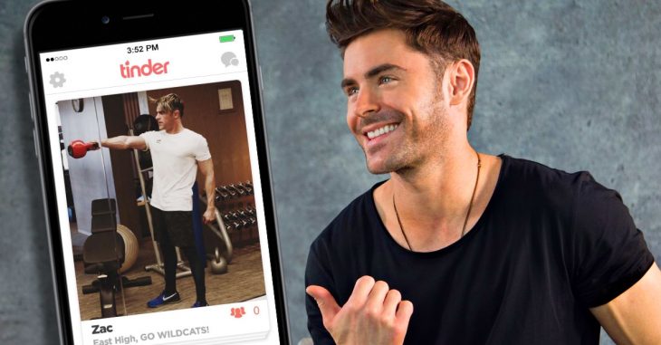 Zac Efron fue ignorado en Tinder; ninguna podemos creerlo