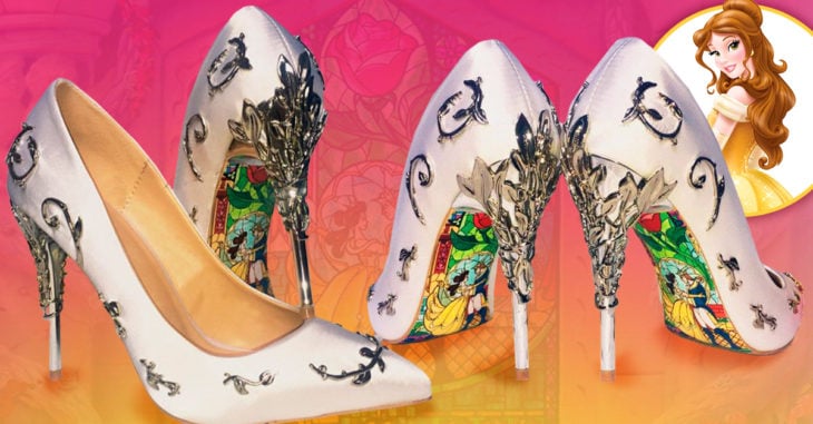 Las zapatillas para novia inspiradas en la Bella y la Bestia que te harán sentir como princesa ese día tan especial