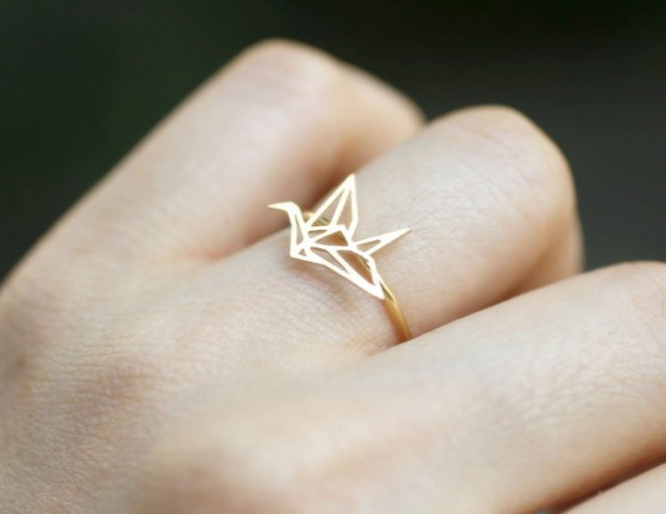 anillo origami