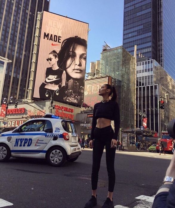 bella hadid crop top