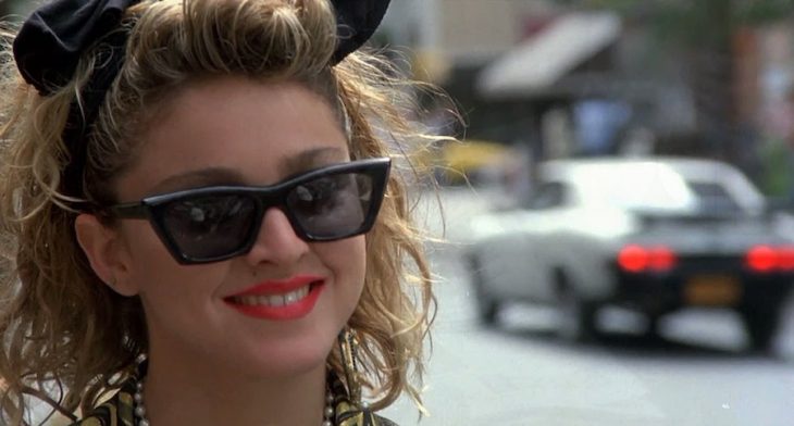 madonna lentes de sol en los 80