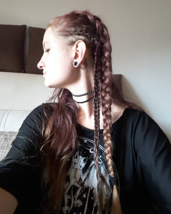 Trenzas vikingas