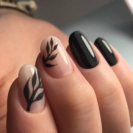 Uñas Acrilicas Negras Con Azul - Ideas para decorar las uñas de Azul