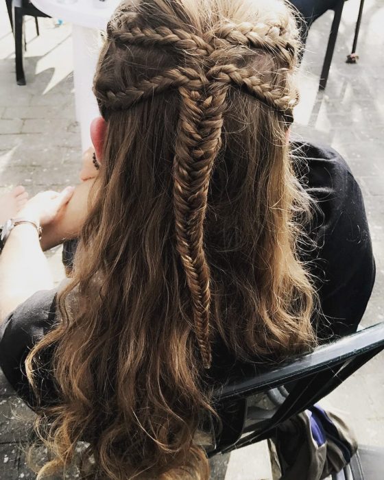 Trenzas vikingas