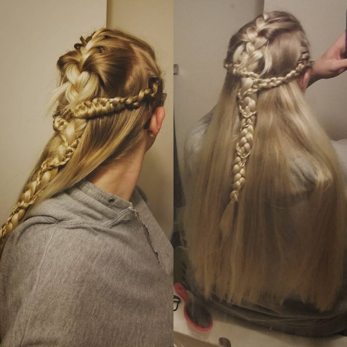 Trenzas vikingas