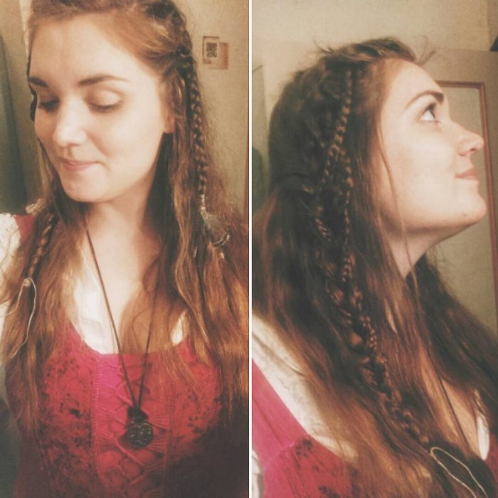 Trenzas vikingas