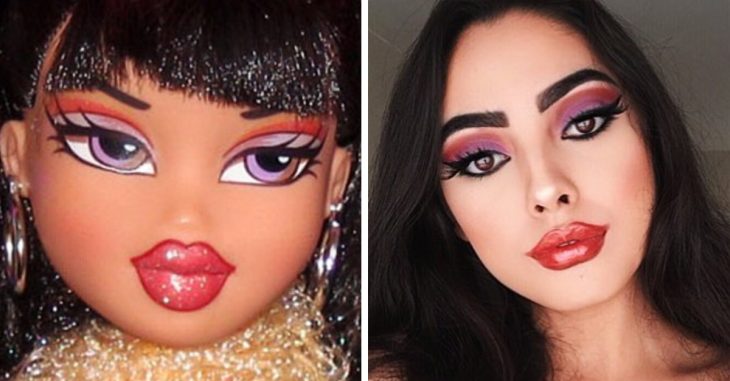 Maquillaje de Bratz, la nueva tendencia de Internet