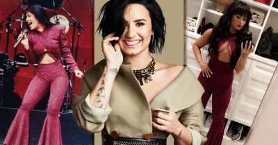Demi Lovato presume revelador disfraz de Selena Quintanilla para fiesta de Halloween