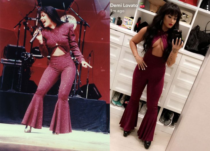 Comparación de Demi lovato con Selena Quintanilla 