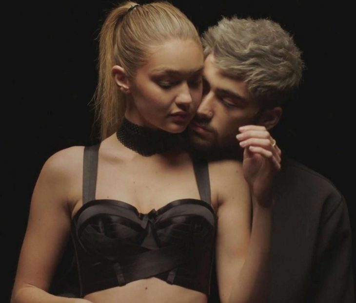 Gigi Hadid y Zayn Malik en una sesión de fotos para vogue italia 