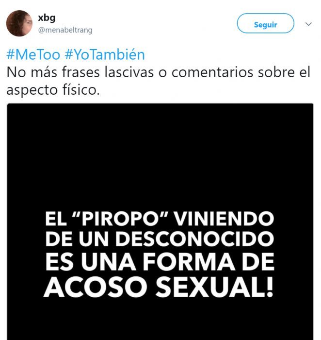 Comentarios en twitter acerca de la campaña Yo reconozco 