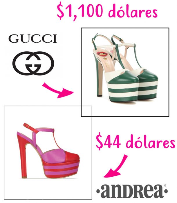 zapatos de diseñador vs zapatos accesibles gucci andrea 