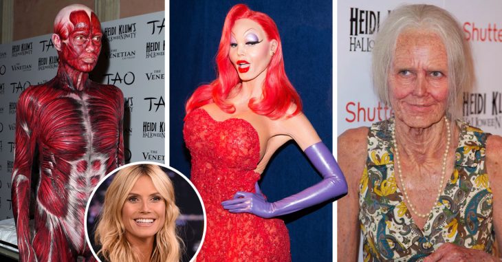 Heidi Klum es la reina del Halloween siempre impresionando con geniales disfraces