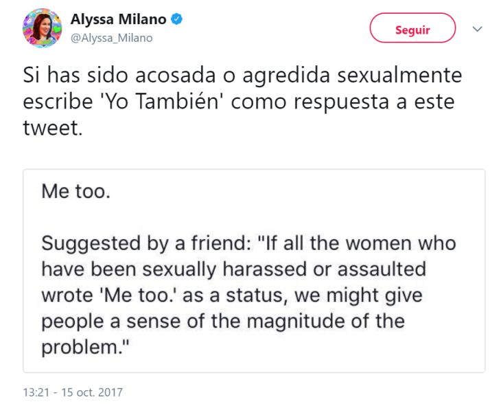 comentario en twitter de mujeres que han sido acosadas en algún momento de su vida 