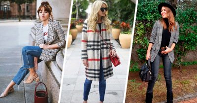 15 Ideas para llevar un blazer a cuadros de forma casual; NO solo es un look de oficina