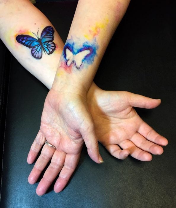 tatuaje de mariposas 