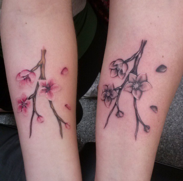 tatuajes de guías florales 