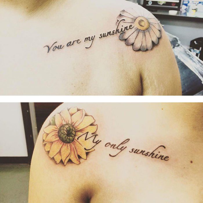 tatuaje de girasoles 