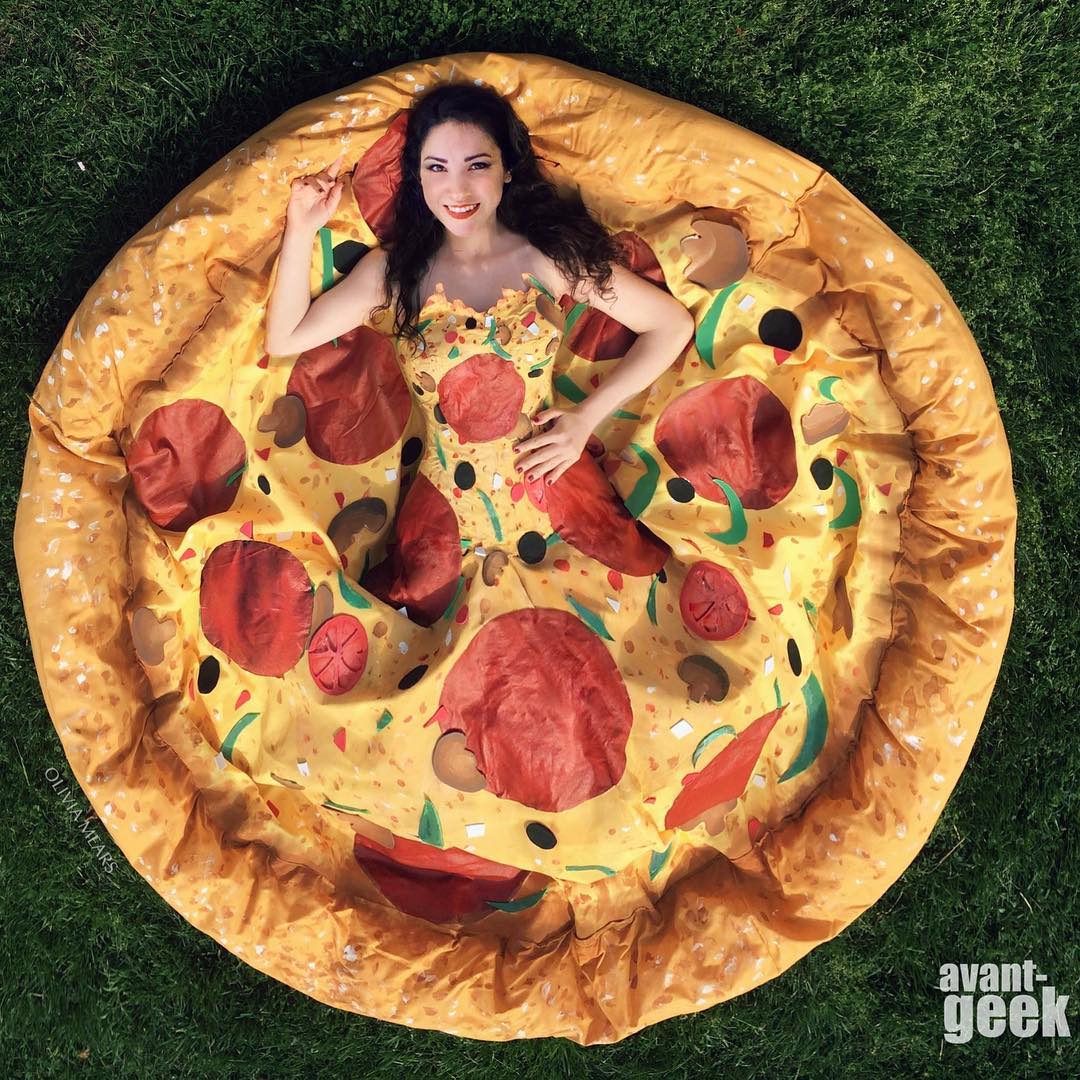También desearás tener este vestido de Princesa de la pizza