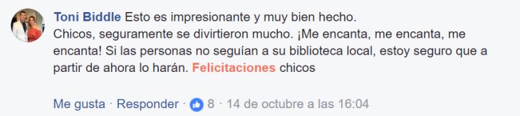 Comentarios en facebook sobre la parodia de bibliotecarios a las Kardashians 