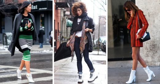 20 Looks con botas blancas que son inusuales pero perfectos