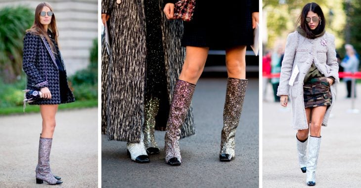 Las botas glitter de Chanel que todas las it-girls están usando