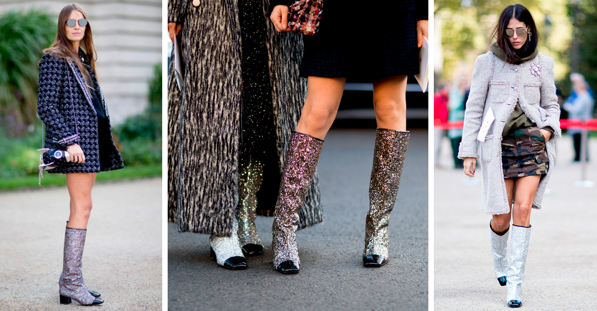 Estas son las botas glitter de Chanel que conquistaron Par s